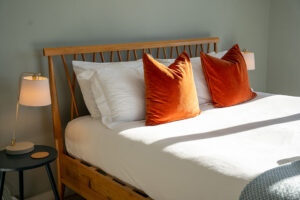 Ground floor bedroom 2 at Iona featuring a superking bed