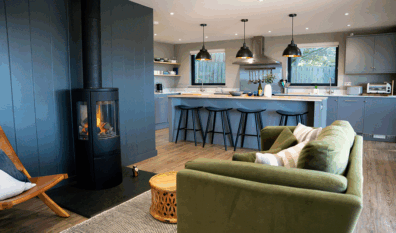 The living area in Iona