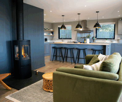 The living area in Iona