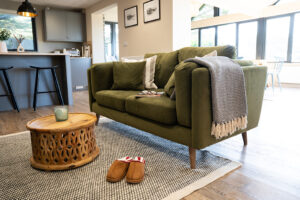 The living area at Iona