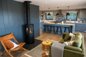 The living area at Iona
