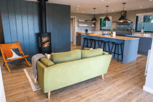 The living area in Iona