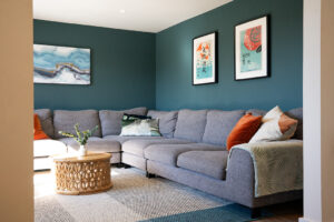 The living area in Iona